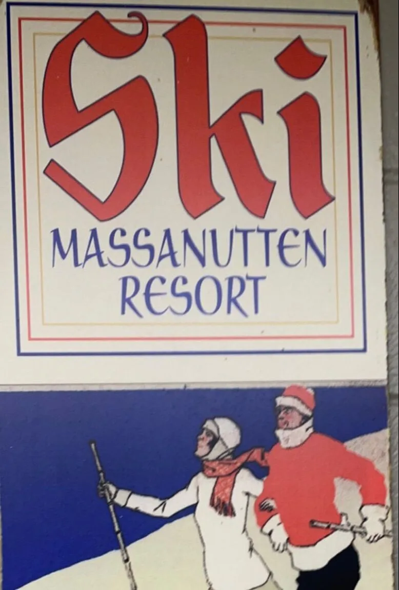 Massanutten ski resort poster.